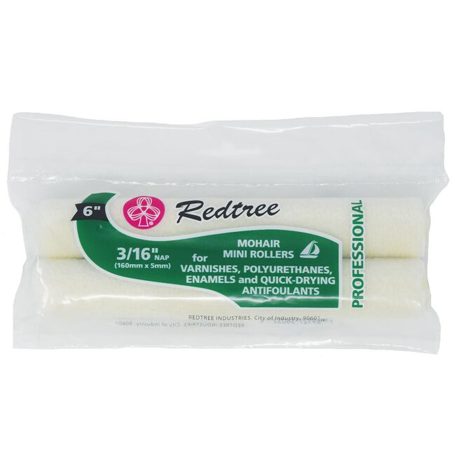 Redtree 36032 6" Mini Mohair Roller, 2/Pk