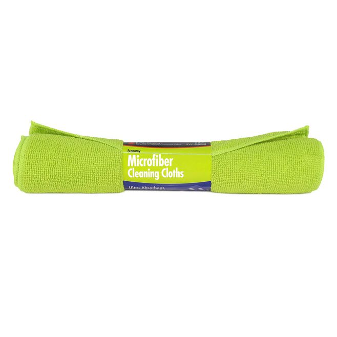 Buffalo Rags 65101 Economy Microfiber Cleaning Cloths, 3/pk