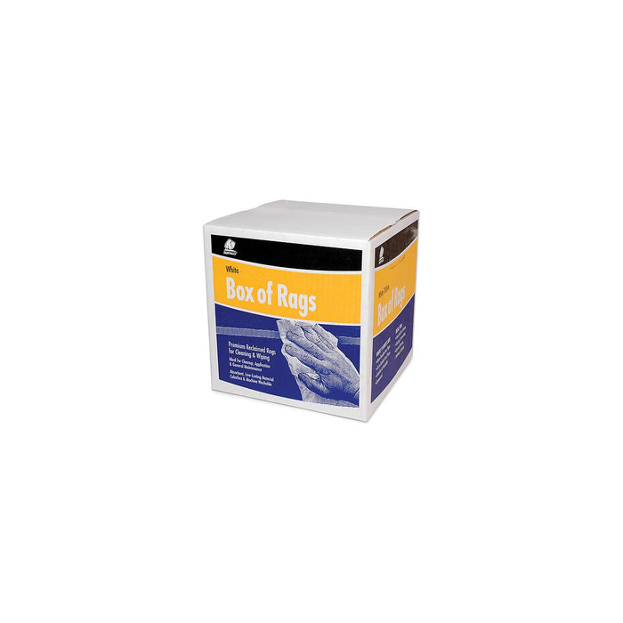Buffalo Rags 10520 Recycled White T-Shirt Wipers, 4 lb.