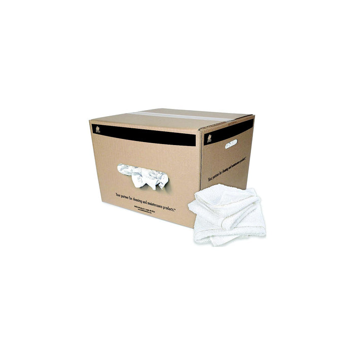 Buffalo Rags 10821 Large Terry Hemmed Half Towels 24" x 24", 50 lb. Box