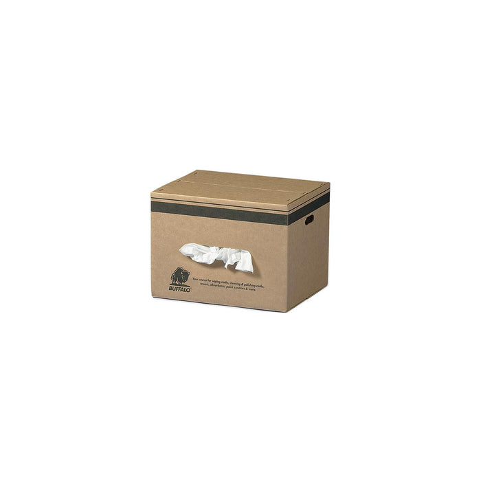 Buffalo Rags 12025 New Bleached White Knit Wipers
