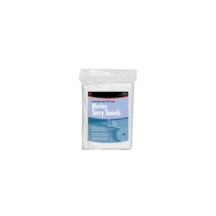 Buffalo Rags 60244 Terry Towel Rags 14" x 17" Fully Hemmed