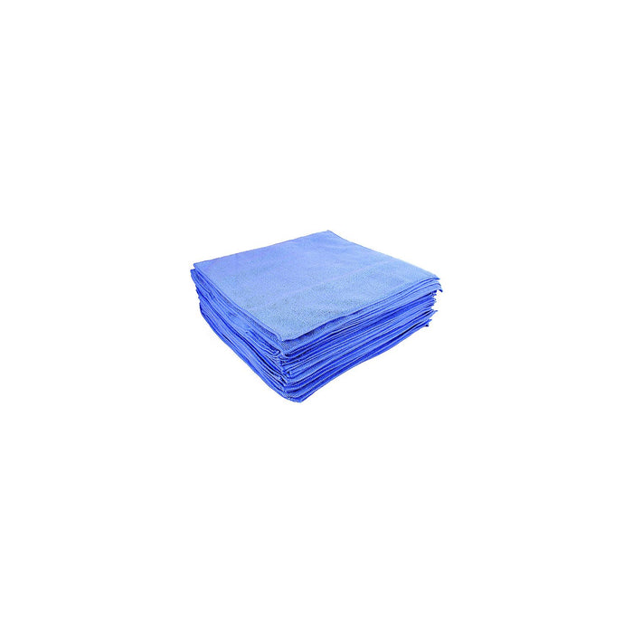 Buffalo Rags 64009 Microfiber Cloths 16" x 16", Blue 20/Pk