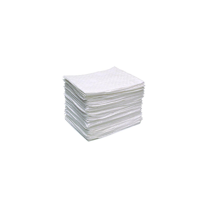 Buffalo Rags 91107 Recycled Heavy Weight Oil Only Sorbent Pads (100 Per Pack)