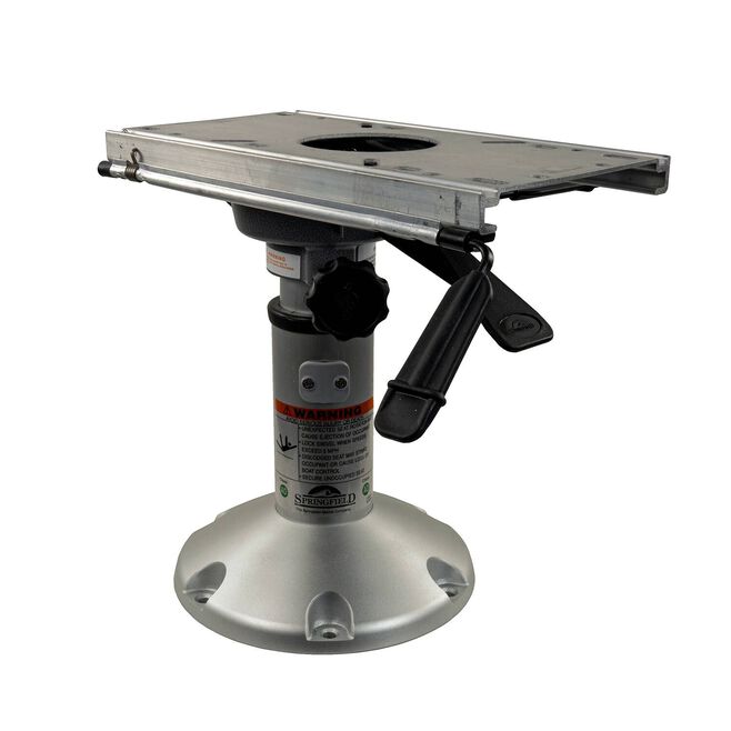 Springfield 1250250-L1 Low-Profile Mainstay Package, 12-1/2" to 15-1/2" Height, Includes Pedestal, Base, Slide & Swivel