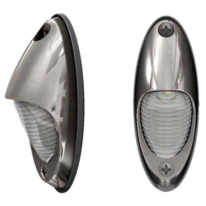 Lumitec 101633 Nautilus Piling Light, Stainless Steel, Warm White