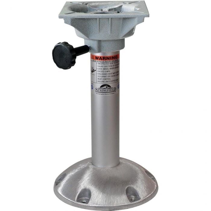 Springfield 1250315 Explorer Pedestal, 2-3/8" Fixed Height Package, 15", Includes Pedestal, Base, Non-Locking Swivel