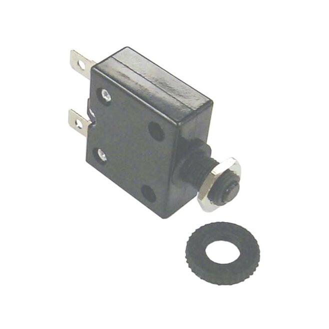 Sierra CB41210 Push Button Circuit Breaker, 10 Amp, White