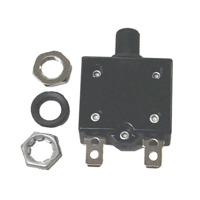 Sierra CB41230 Push Button Circuit Breaker, 20 Amp, White