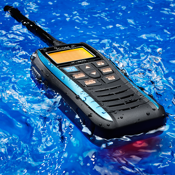 Icom M25 Floating Handheld VHF Radio - Black