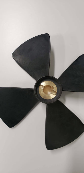 SidePower Propeller, 4-Blade, 250mm, Composite, Lh | Custom Pin Drive Version