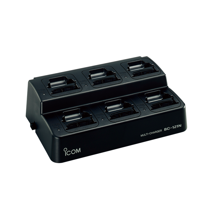 Icom BC-121NS 6-Unit Charger Kit Requires BC157S AC Adapter