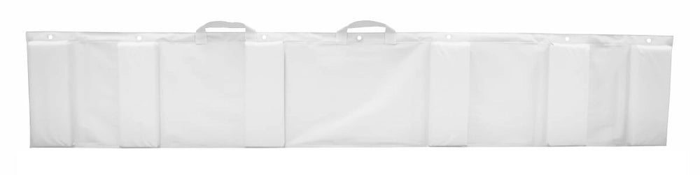 Defensa de rafting Taylor Made 332 Hull-Saver recubierta de vinilo, color blanco (38 cm de alto x 2,23 m de largo)