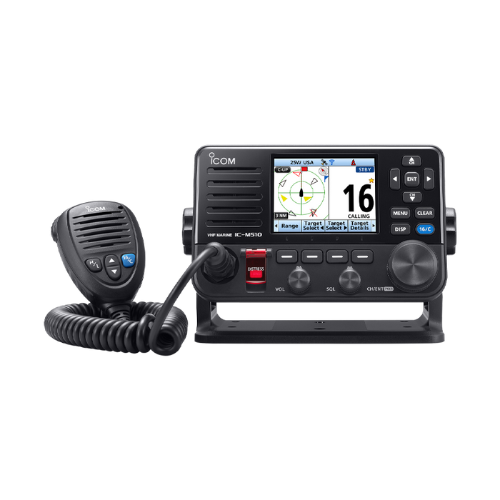 Icom M510 PLUS EVO 51 USA VHF Fixed Mount; Class D Dsc, NMEA 2000, with AIS