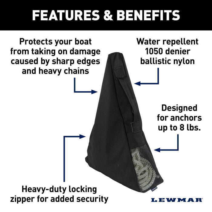 Lewmar 2023040550 | – – 7LB Anchor Storage Bag #18074