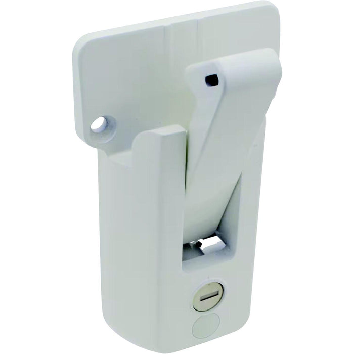 Fasteners Unlimited BL-65611-9009-1PK Global Cargo Door Bar Lock, White