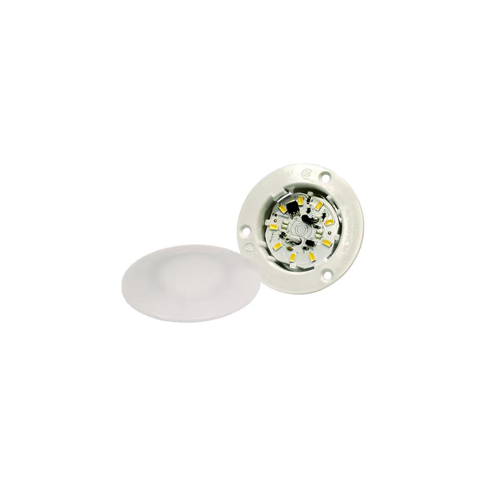 Fasteners Unltd CMD-001-53L 3.1" Recessed LED Light, 9 LEDs, O.D. 3-1/8", Cutout 2-1/8", 12V 0.13A