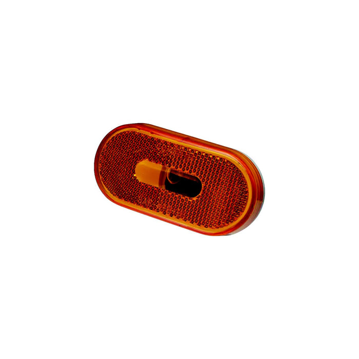 Fasteners Unlimited CMD-003-53P Classic 12V Clearance Light, Light w/ Amber Lens, Size: 4" x 2" x 1-13/16"