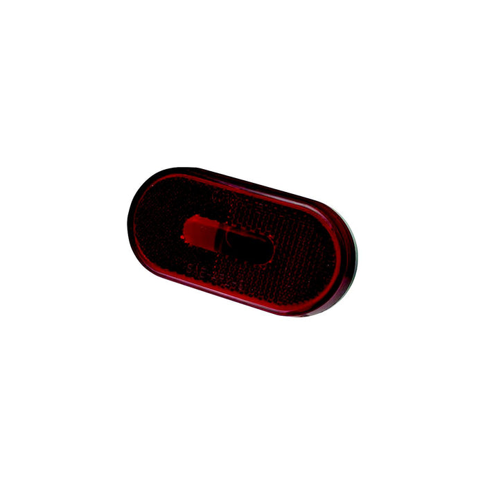 Fasteners Unlimited CMD-003-54P Classic 12V Clearance Light, Light w/ Red Lens, Size: 4" x 2" x 1-13/16"