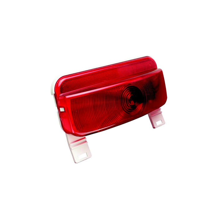 Fasteners Unltd CMD-003-81L Compact Surface Mount Tail Light, Tail Light w/ License Plate Bracket, 8-5/8" x 5-5/8" x 2-1/8"