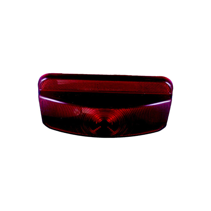 Fasteners Unlimited CMD-89-187 Red Replacement Lens, Size: 8-5/8" x 3-3/4" x 1-3/4"