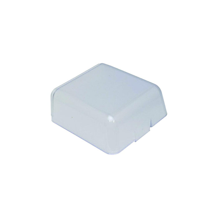 Fasteners Unltd CMD-89-207C Porch Light Lens, Clear, 12V Star Replacement, Polycarbonate, 3.75" x 3.8"