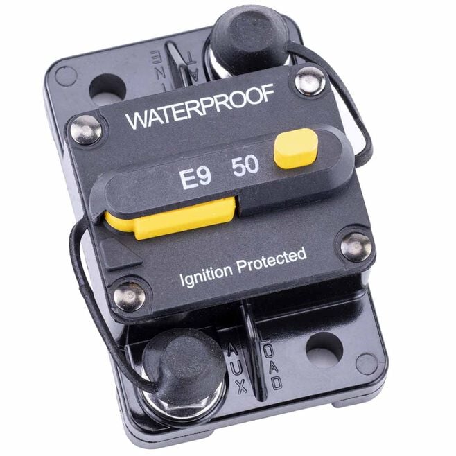 Sierra CB50550 Resettable Circuit Breaker, 50 Amps, Surface Mt.