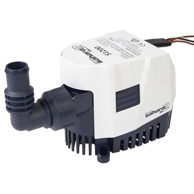 Attwood Sahara MK2 Automatic Bilge Pump 800 GPH and 1200 GPH 12V Air Lock Resistant Easy Install