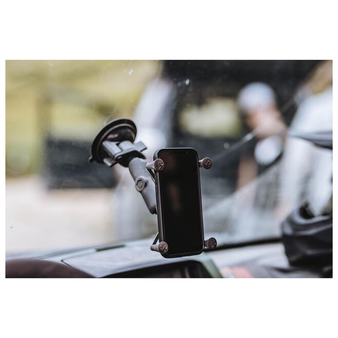 RAM-B-166-UN10 Twist Lock Suction Mount, With Universal X-Grip Large Phone/Phablet Cradle