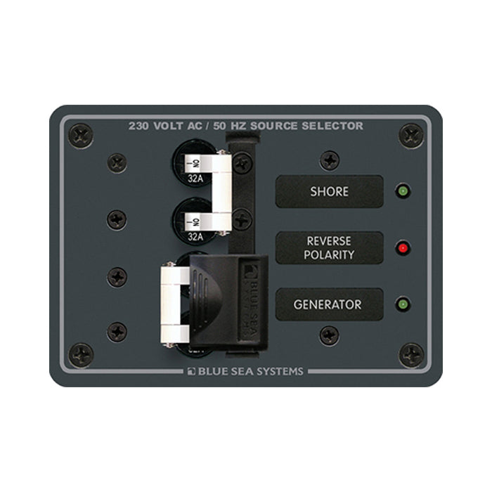 Selector de fuente de alternancia de CA Blue Sea 8161 (230 V) - 2 fuentes