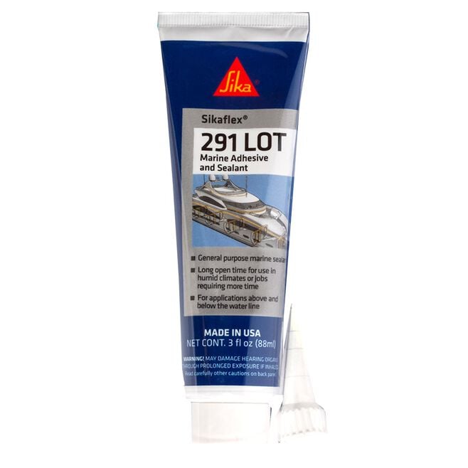 Sika 610565 Sikaflex 291 Lot Marine Polyurethane Adhesive/Sealant, Black, 3 oz. Tube