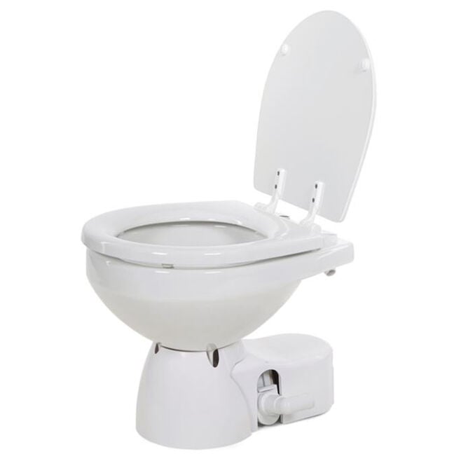 Jabsco 38245-3092 Quiet Flush E2 Marine Toilet, Compact Unit for Salt Water