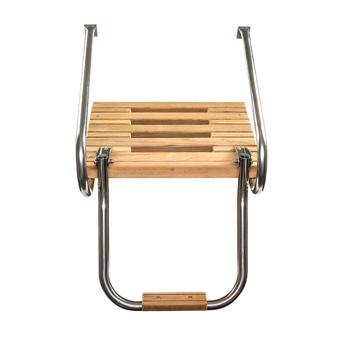 Whitecap 60903 Teak Swim Platform with Ladder for Inboard/Outboard Motors