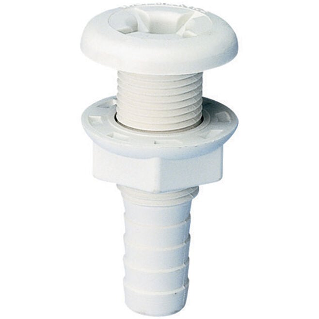 Forespar 906070 CF253 Marelon Hose Tailpipe Mushroom Head Thru Hull w/Nut, White