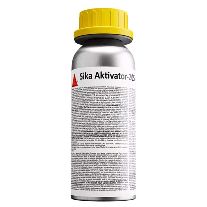Sika 108616 Aktivator-205 Clear 250ml Bottle