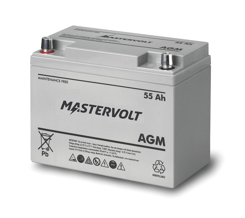 Mastervolt 62000550 12V AGM Battery, Group 24