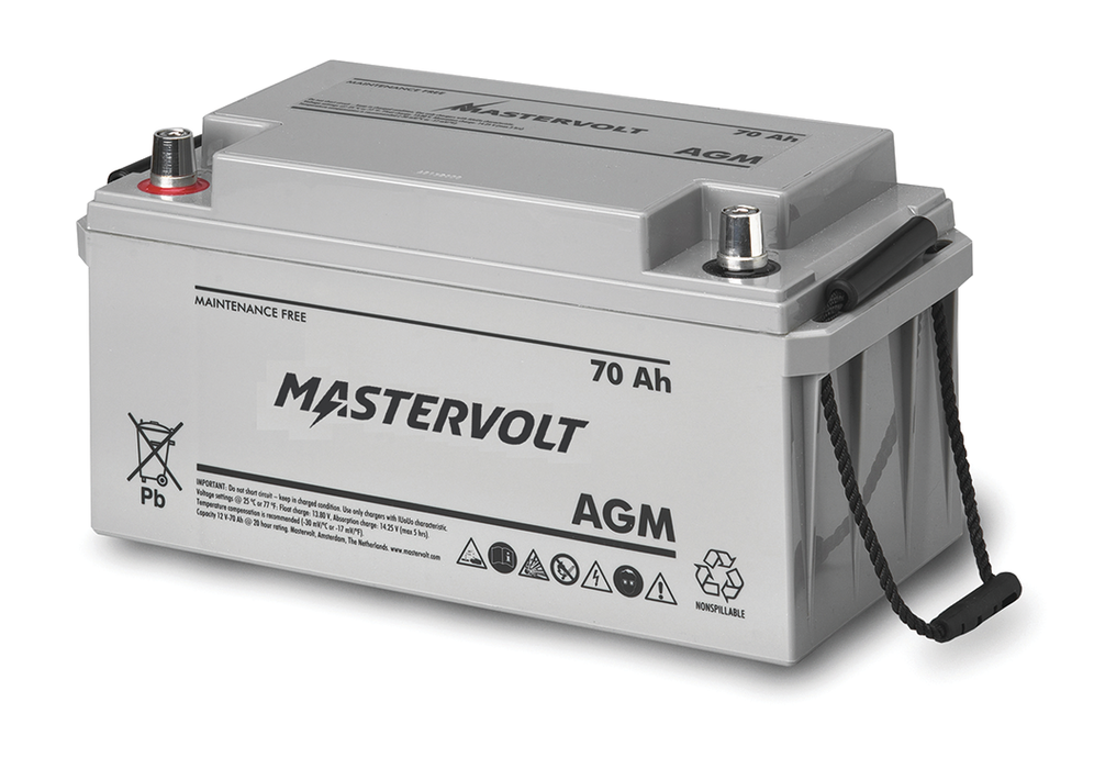 Mastervolt 62000700 12V AGM Battery, Group 27