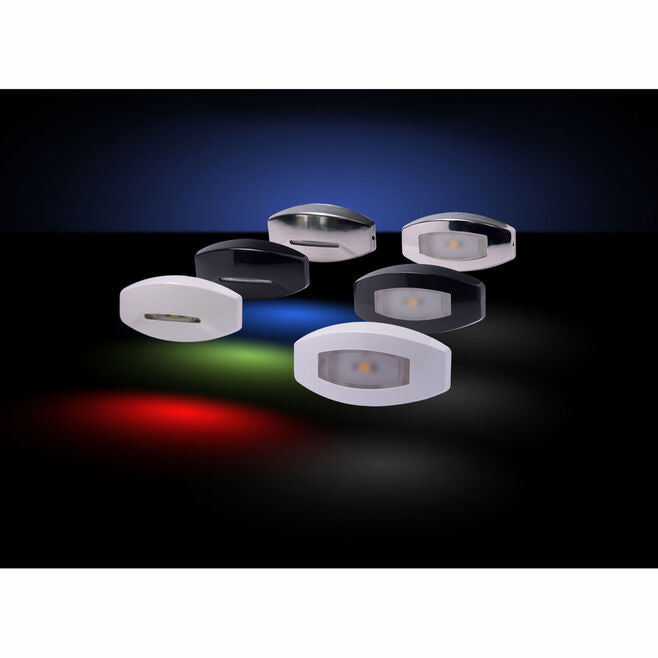 Lumitec 101758 Fiji Courtesy Light Direct, Black, 10-16V, 4-Pack