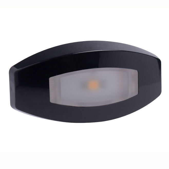 Lumitec 101758 Fiji Courtesy Light Direct, Black, 10-16V, 4-Pack