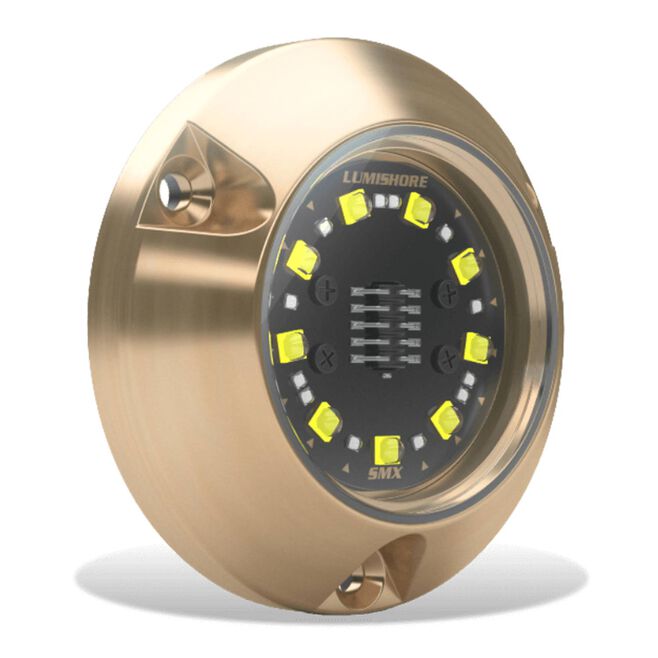 Lumishore 010-04504-00 ECLIPSE SMX24 Single Light Surface Mount Underwater Light, Blue/White
