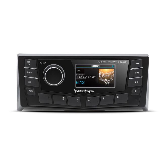 Rockford Fosgate PMX-5CAN Punch Marine AM/FM/WB Digital Media Receiver W/ Canbus