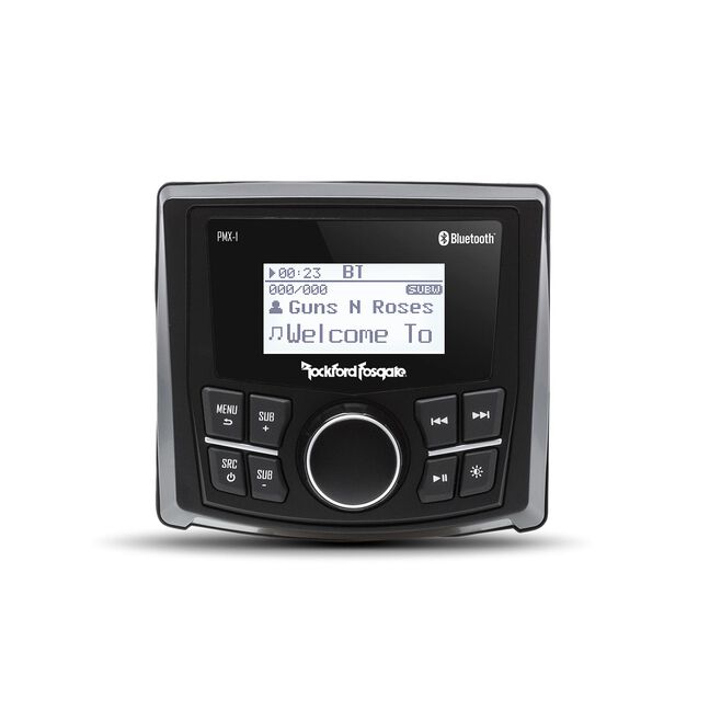 Rockford Fosgate PMX-1 Punch Marine 2.3" Monochrome Media Receiver