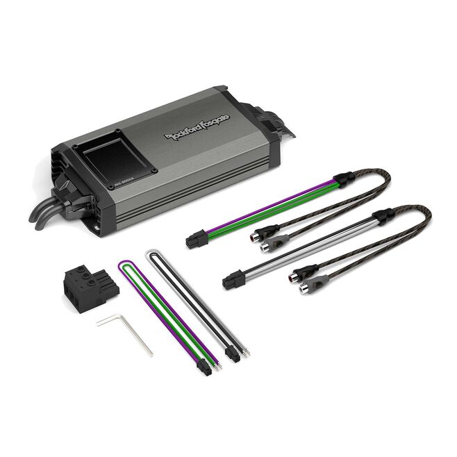 Rockford Fosgate M5-800X4 IPX6 Element Ready Marine Amplifier, 4 Channels