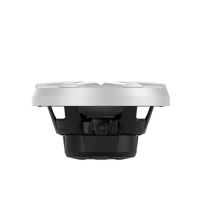Rockford Fosgate M2D4-10I DVC 2Ω Color Optix Infinite Baffle Marine Subwoofer, 10" w/ White & Stainless Grills