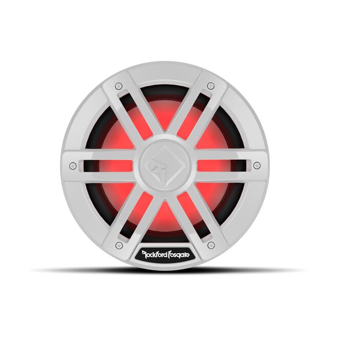 Rockford Fosgate M1D2-8 DVC 2Ω Color Optix Marine Subwoofer, 8" w/ White Grills