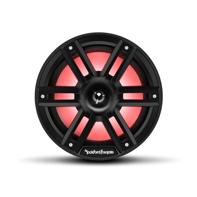 Rockford Fosgate M2-8HB Color Optix Marine 2-Way Horn Speakers, Black / Stainless