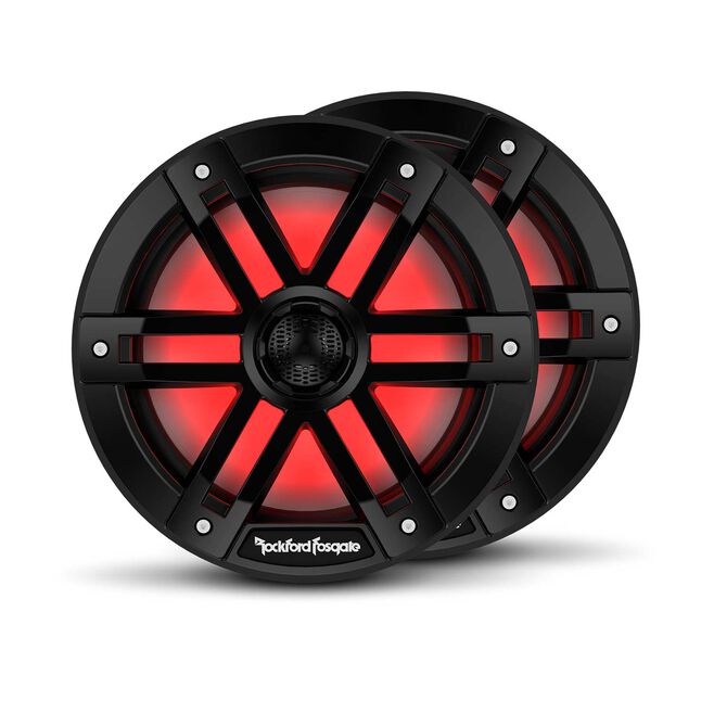 Rockford Fosgate M1-6B Color Optix Marine 2-Way Speakers, 6" Black
