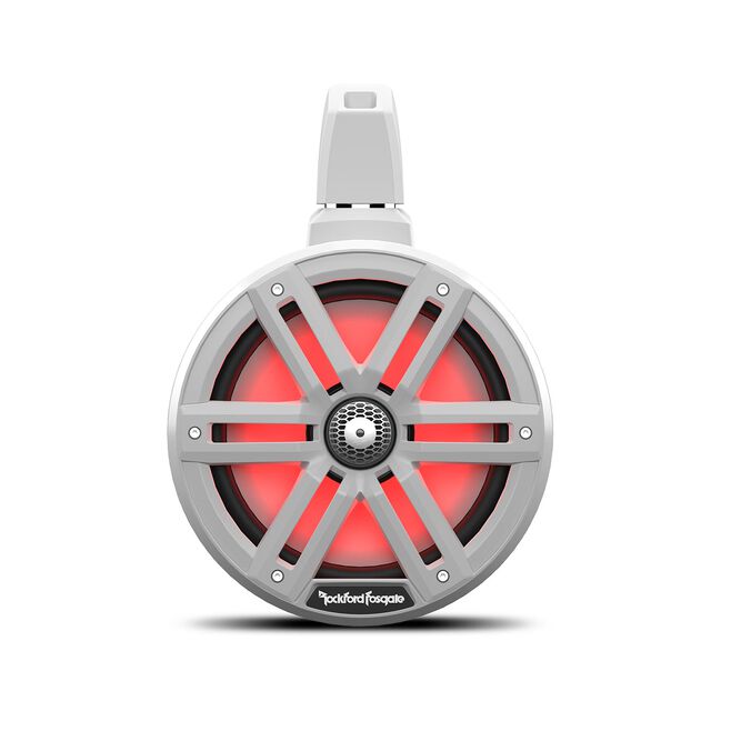 Rockford Fosgate M2WL-8 Color Optix 2-Way Wake Tower Can Speakers, 8" w/ Black & Stainless Grills