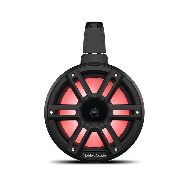 Rockford Fosgate M2WL-10HB Color Optix 2-Way Horn Loaded Wake Tower Speakers, 10" w/ Black & Stainless Grills