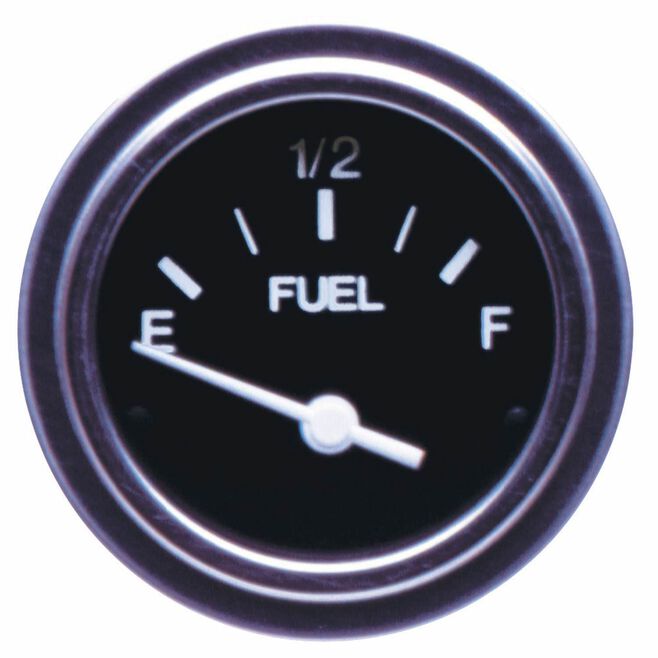 Sierra 80150P Heavy Duty Series 2" Fuel Gauge & Requires "F" Sender Code